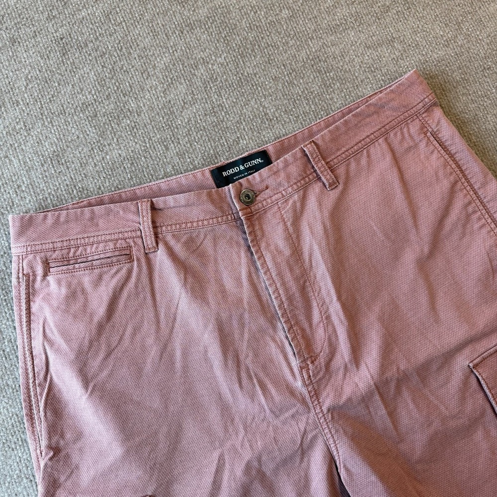 Rodd &‎ Gunn Arkles Bay Utility Shorts Size 35 - Crimson Red
